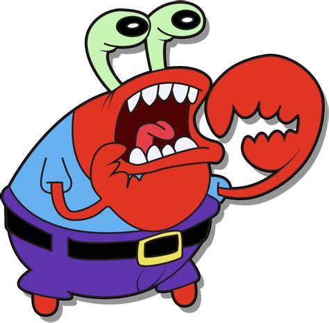 Obey Clipart Mouth Mister Krabs Png Download Full Size Clipart