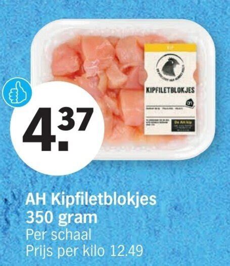 AH Kipfiletblokjes 350 Gram Promotie Bij Albert Heijn