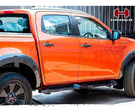 Estribos Doble Cabina Toyota Hilux 2022 Hamer Rhino Negros En Venta En