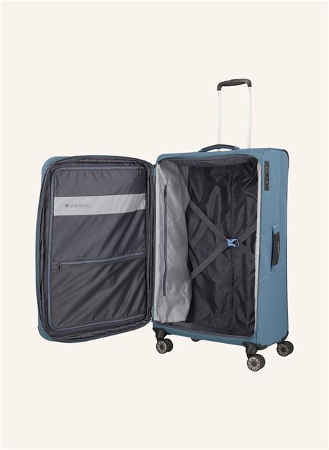 Travelite Trolley SKAII 4W L In Blau