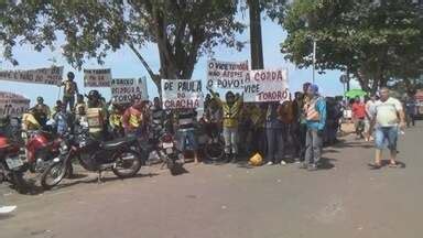 Jam Edi O Mototaxistas Protestam Em Manacapuru Globoplay