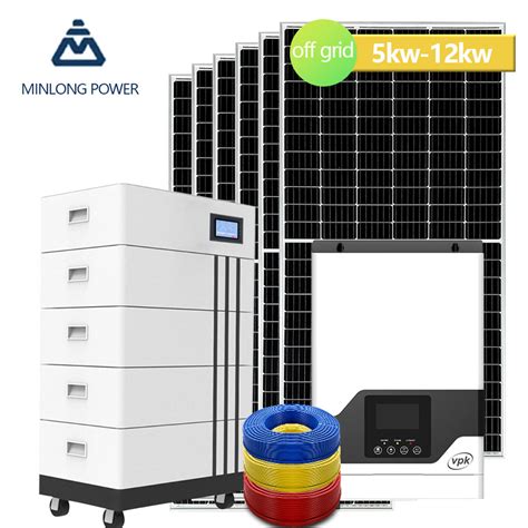 20000 Watt Solar System 20kw Off Grid Solar Power Energy Panel Solar System China Solar Energy