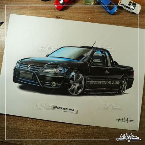 Volkswagen Saveiro Crossover Em Desenho By Artjeflima Desenhos De