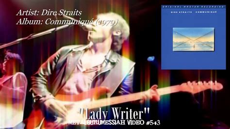 Lady Writer Dire Straits 1979 Youtube