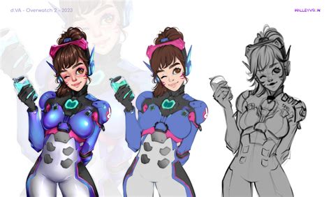 Artstation Dva Overwatch 2 Fanart