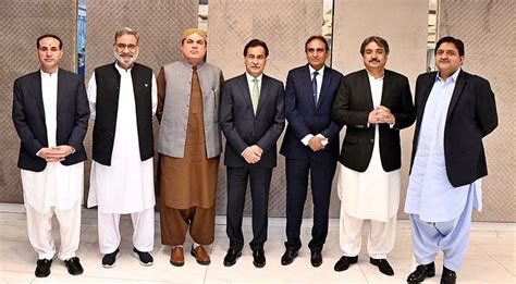 Speaker National Assembly Sardar Ayaz Sadiq In A Group Photo With