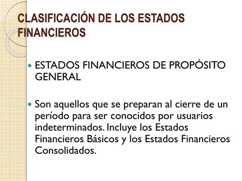 PPT ESTADOS FINANCIEROS BASICOS PowerPoint Presentation Free