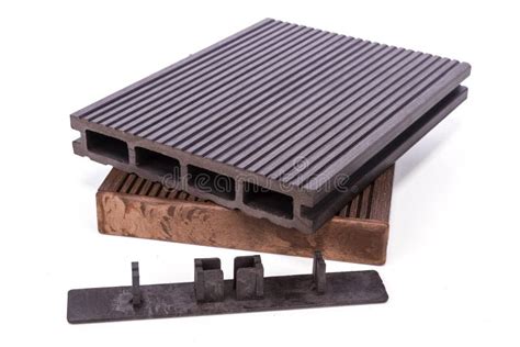 Wood Plastic Composites Material For The Construction Of Terraces Stock