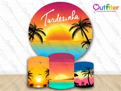 KIT PAINEL 150 DIAM 3 CAPAS DE CILINDROS TARDEZINHA Outfiter Festas