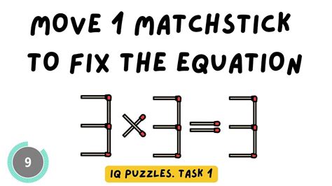 Matchstick Puzzles With Answers For Adults 3 Fix The Equation By