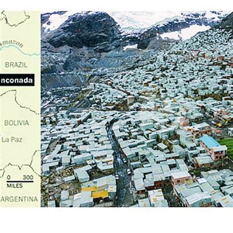 | Localization of the highest city in the World, La Rinconada, Peru ...