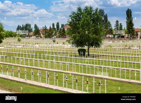 Republic of Macedonia, Bitola, the French cemetery Stock Photo - Alamy