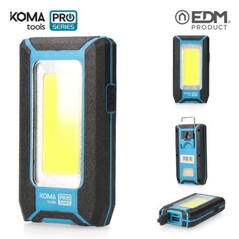 Lanterna Led Profissional Cob 500lumen 8w Ferramentas Koma Gardenshop