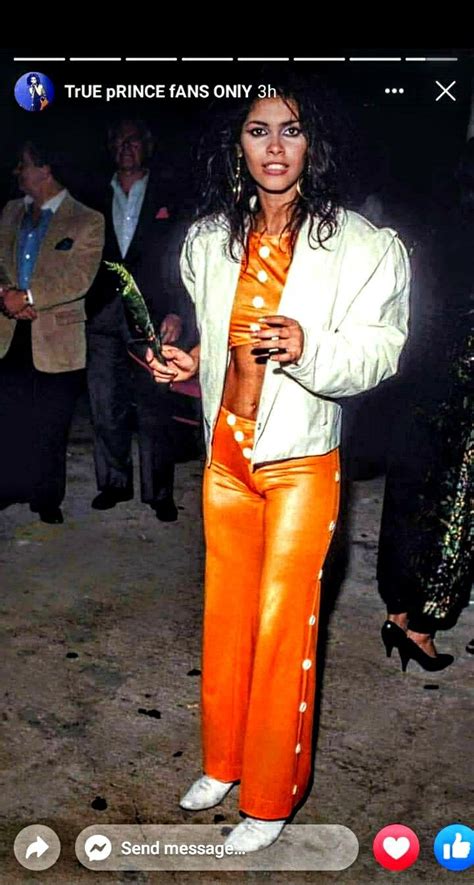 Denise Matthews Red Leather Jacket Leather Pants Prince Quotes The