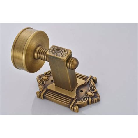 Luxury Toilet Brush Holders Antique Brass Wall Mount Brush Holder