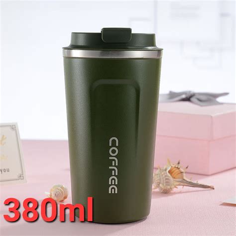 Double Stainless Steel 304 Coffee Mug Car Thermos Mug Leak Proof Travel