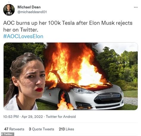 Aoc Responds To Elon Musk After He Joked She Was Hitting On Him