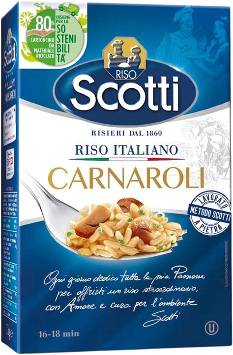 Riso Scotti Riso Carnaroli Riso Per Risotti Superfino Pronto In