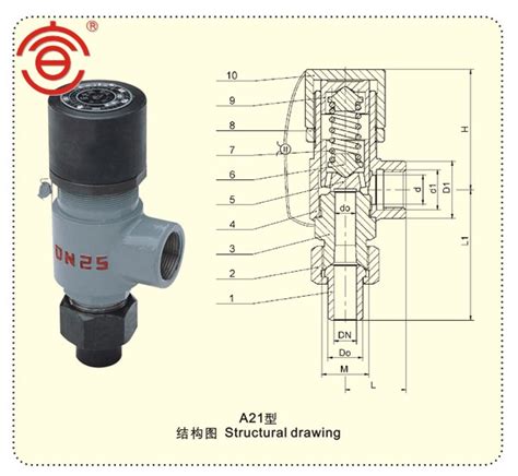 A21h弹簧微启式螺纹安全阀安全阀厂家 上海宣一泵阀有限公司