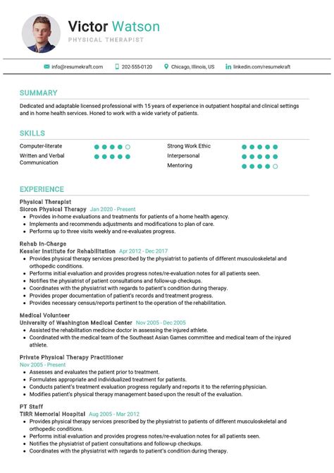 Physical Therapist Resume Sample 2021 | Writing Guide & Tips - ResumeKraft