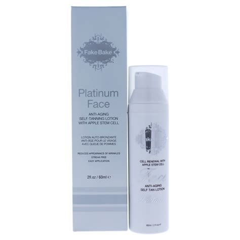 Fake Bake Platinum Face Anti Aging Self Tanning Lotion Oz Walmart