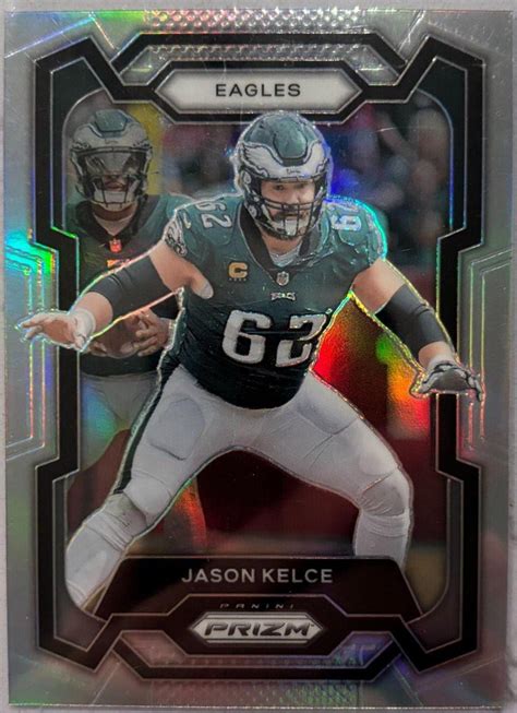 Jason Kelce Silver 245 Prices 2023 Panini Prizm Football Cards