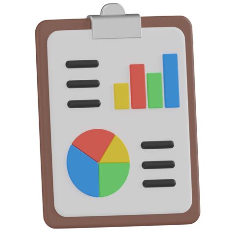 Analysis Report 3d Render Icon 14919553 Png