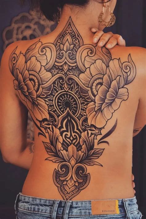 Artist 6rilink Mandala Tattoo Mandala Lotus Flower Tattoo In 2024