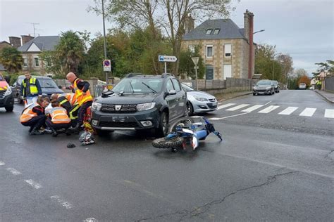 Saint Hilaire Du Harcou T Un Adolescent Moto Percut Par Une Voiture