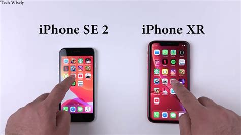 IPhone SE 2 Vs IPhone XR Speed Test YouTube