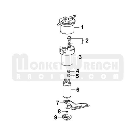 Toyota Lotus OEM Fuel Filter Celica MR2 S Elise Exige