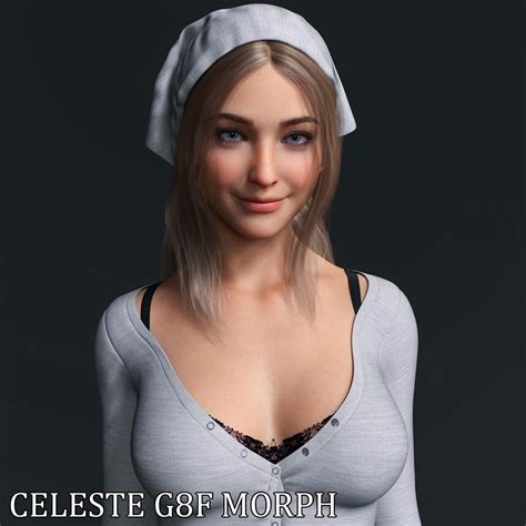 Genesis 8 女性的 Celeste 角色变形 Celeste Character Morph For Genesis 8 Female Genesis 8 女性 Daz3d下载站