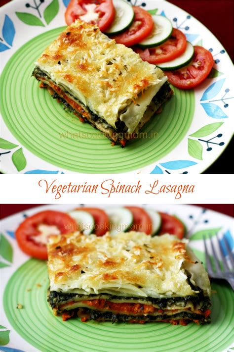 Vegetarian Spinach Lasagna Whats Cooking Mom