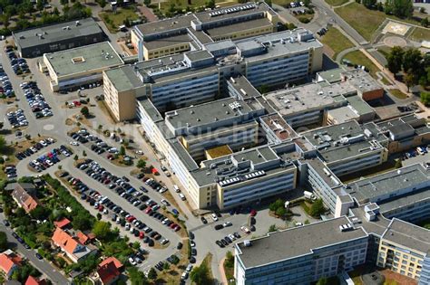 Schwerin aus der Vogelperspektive Klinikgelände des Krankenhauses