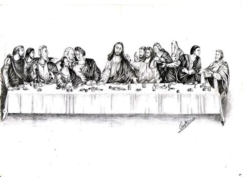 How To Draw The Last Supper