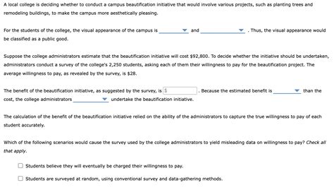 Solved A Local College Is Deciding Whether To Conduct A Chegg