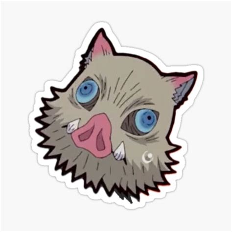 "Inosuke Boar Mask" Sticker by xenxanses2 | Redbubble