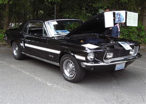 Raven Black 1968 Ford Mustang GT California Special Hardtop