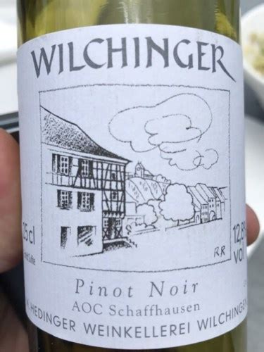 Hedinger Wilchinger Pinot Noir Vivino United Kingdom