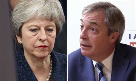 Brexit News Farage Urges Mps To Rule Out Insulting Second Brexit Referendum Uk News