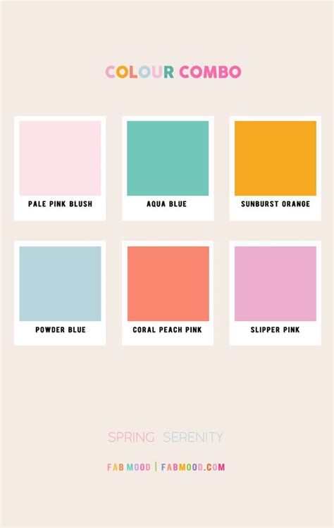 27 Spring Colour Palette Perfections Spring Serenity In 2024 Spring