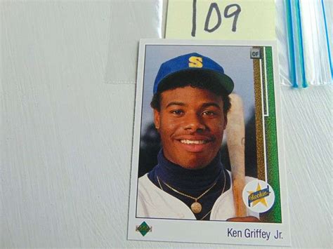 KEN GRIFFEY JR. - ROOKIE CARD #1 - 1989 UPPER DECK - Ziemer Hilbrands Auctions