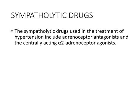 Antihypertensive Drugs Ppt