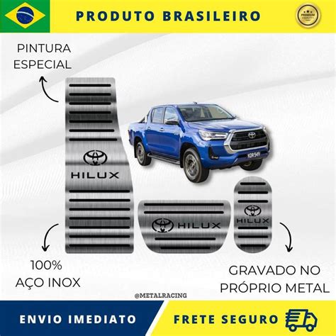 Kit Pedaleira De Carro E Descanso De P A O Inox Modelo Do Carro