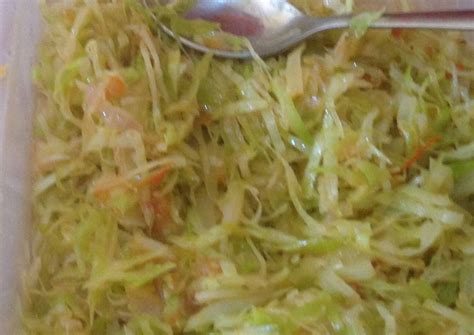 Steamed cabbage Recipe by Tinah - Cookpad