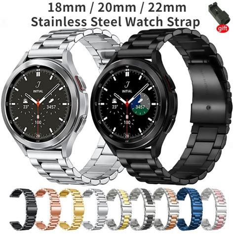 Mm Mm Mm Stainless Steel Watch Strap For Samsung Galaxy Watch