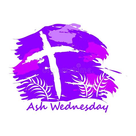 Ash Wednesday Cross Vector Art Stock Vector Illustration Of Priest