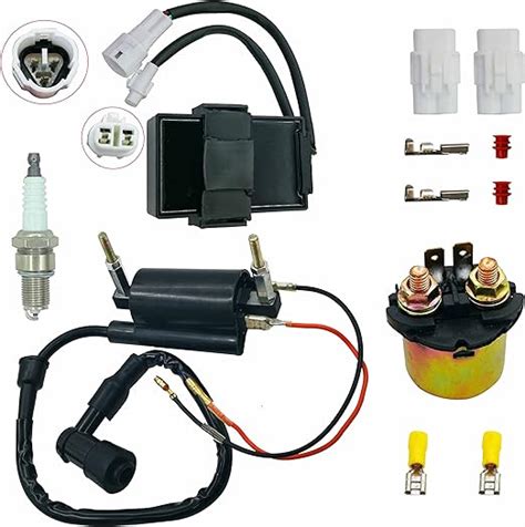 Ignition CDI Box Ignition Coil Starter Solenoid Relay Replacement For