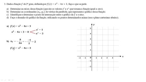 QuestÃo 03 FunÇÃo De 2o Grau FunÇÃo QuadrÁtica Youtube