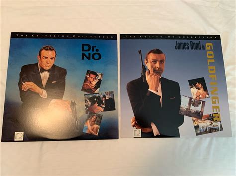 James Bond Dr No And Goldfinger Laserdiscs The Criterion Collection